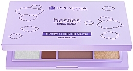 Düfte, Parfümerie und Kosmetik Bell HypoAllergenic x Besties Shadow & Highlight Palette - Palette mit Lidschatten und Highlighter für das Gesicht