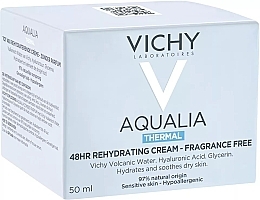 Feuchtigkeitsspendende Creme ohne Duft - Vichy Aqualia Thermal 48H Rehydrating Cream Fragrance Free — Bild N2