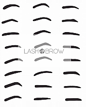 Augenbrauenschablone 24 Formen - Lash Brow — Bild N2