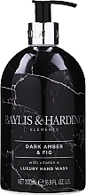 Düfte, Parfümerie und Kosmetik Flüssige Handseife mit Bernstein - Baylis & Harding Elements Dark Amber & Fig Luxury Hand Wash