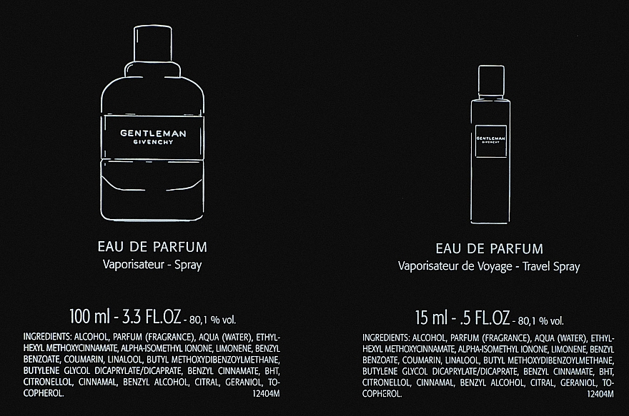 Givenchy Gentleman Eau De Parfum - Duftset (Eau de Parfum/100ml + Eau de Parfum/15ml) — Bild N3