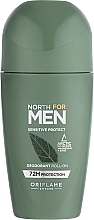 Düfte, Parfümerie und Kosmetik Roll-on Deodorant-Antitranspirant für empfindliche Haut - Oriflame North For Men Sensitive Protect 