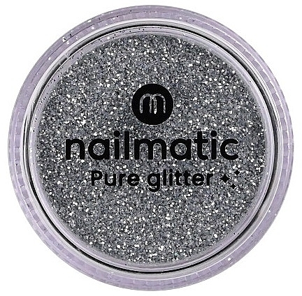 Nailmatic Pure Glitter Small Silver Glitter  - ️Nagelglitzer — Bild N1