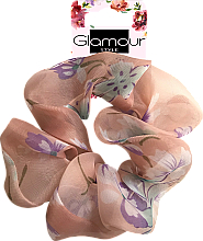 Scrunchie-Haargummi 417614 rosa - Glamour — Bild N1
