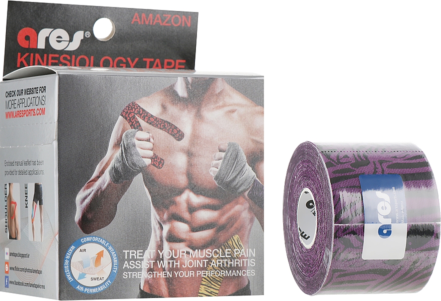 Kinesio-Band Zebra - Ares Amazon Kinesio Tape — Bild N1