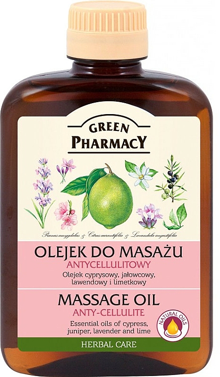 Anti-Cellulite Massageöl - Green Pharmacy