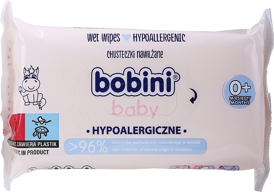 Hypoallergene Baby-Feuchttücher - Bobini Baby Care Wipes — Bild N1