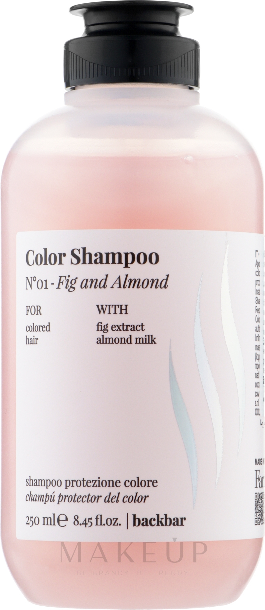 Shampoo für coloriertes Haar Feigen und Mandeln - Farmavita Back Bar No1 Color Shampoo Fig and Almond — Bild 250 ml