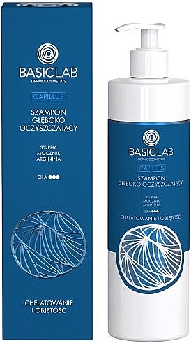 Tiefenreinigendes Shampoo - BasicLab Dermocosmetics Capillus  — Bild N1