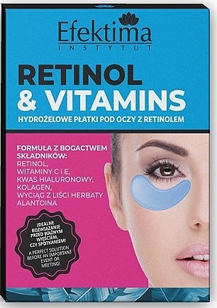 Hydrogel-Augenpads  - Efektima Instytut Retinol & Vitamins Hydrogel Eye Pads With Retinol — Bild N1