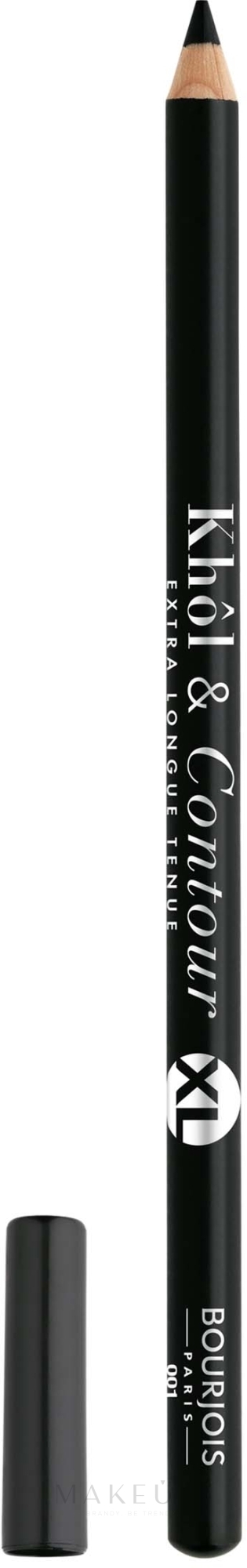 Kajal & Konturenstift - Bourjois Khol & Contour XL Extra-Long Wear — Bild 01 - Noir-issime