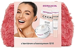 Düfte, Parfümerie und Kosmetik Set - Dermacol Caviar Energy II Set (d/f/cr/50ml + f/ser/12ml + f/mask/2x8ml + bag/1pcs)