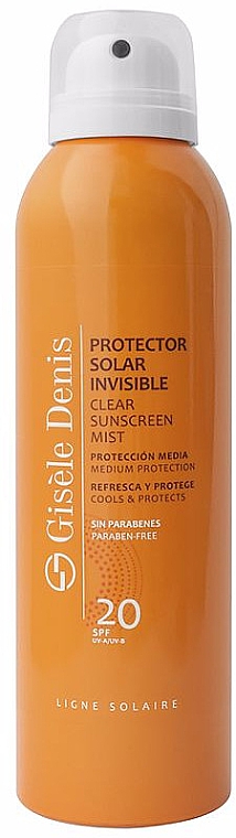 Unsichtbares Sonnenschutzspray SPF 20 - Gisele Denis Protector Solar Invisible SPF 20 — Bild N1