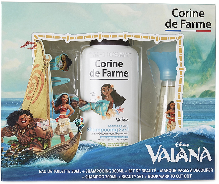 Corine de Farme Vaiana - Duftset (Eau de Toilette 30 ml + Shampoo 300 ml + Zubehör) — Bild N2