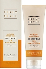 Maske-Conditioner für die tägliche Anwendung bei geschädigtem Haar - Curly Shyll Nutrition Support Daily Treatment  — Bild N3