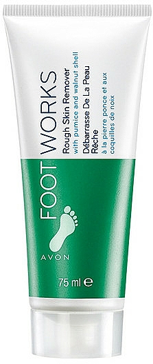 Fußcreme mit Peeling-Effekt - Avon Foot Works Rough Skin Remover — Foto N1