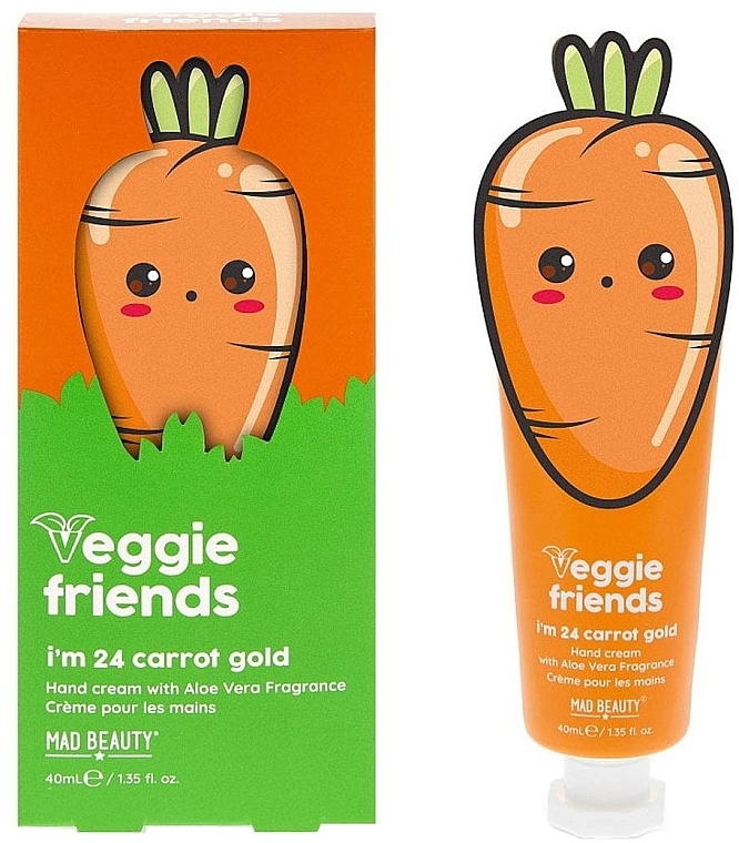 Handcreme mit Karottenextrakt - Mad Beauty Veggie Friends Carrot Hand Cream  — Bild N2