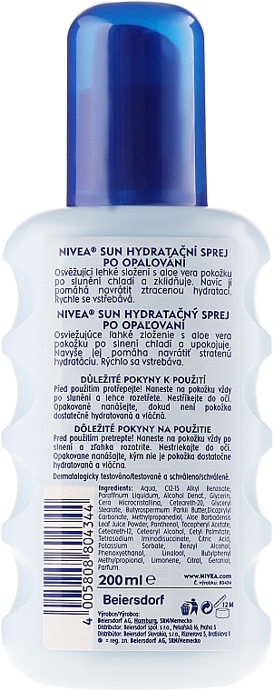 Feuchtigkeitsspendendes und beruhigendes Körperspray nach dem Sonnen - NIVEA Sun Care Apres Spray De Soin — Bild N2