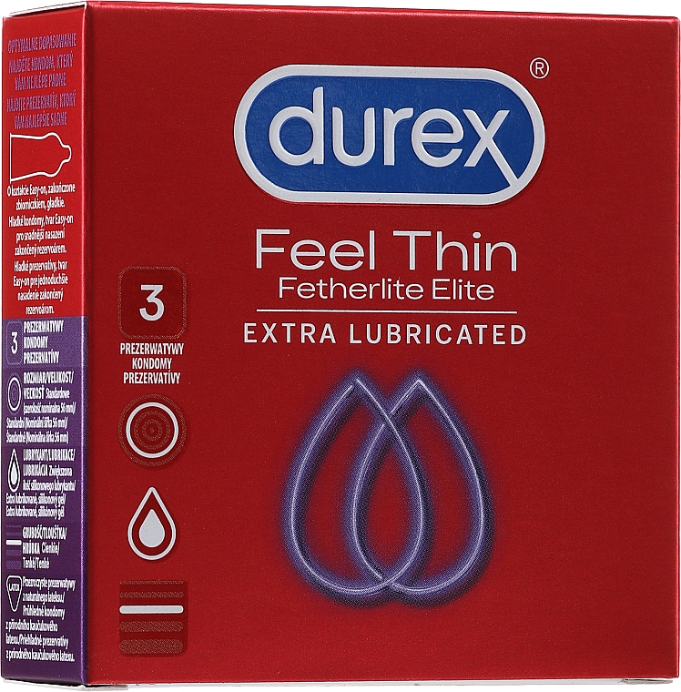 Kondome extra fein 3 St. - Durex Fetherlite Elite — Bild N1
