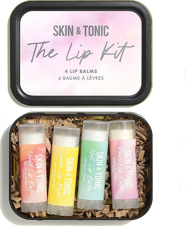 Set - Skin&Tonic The Lip Kit (lip/balm/4x4,3g) — Bild N2
