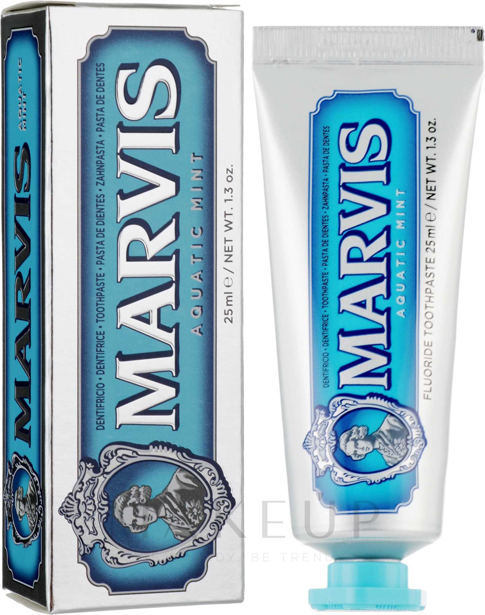 Zahnpasta mit Pfefferminz - Marvis Aquatic Mint — Bild 25 ml