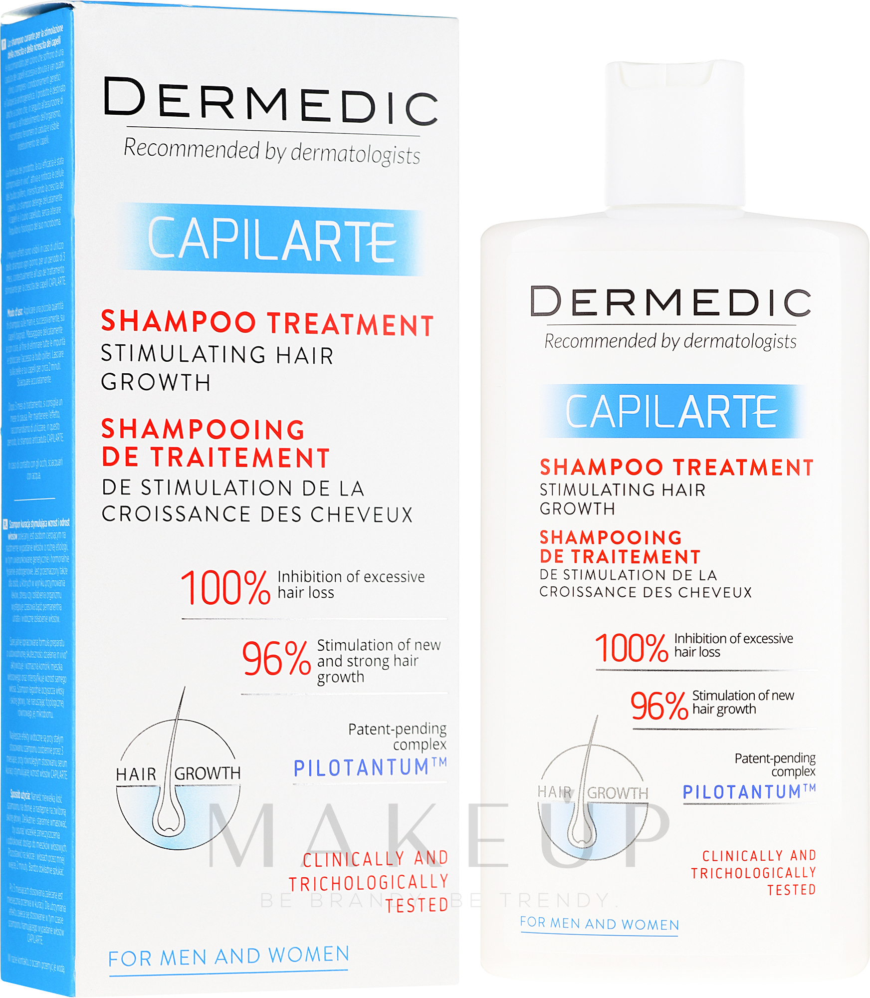 Shampoo-Kur zur Stimulierung des Haarwachstums - Dermedic Capilarte Shampoo — Foto 300 ml