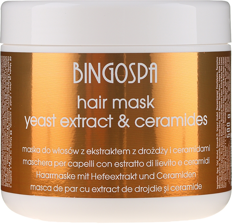 Haarmaske mit Hefeextrakt - BingoSpa Hair Mask From Yeast Extract — Bild N1