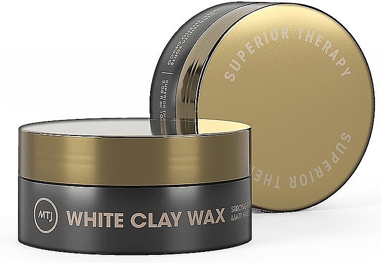 Haarwachs mit Matteffekt starker Halt - MTJ Cosmetics Superior Therapy White Clay Wax — Bild N1