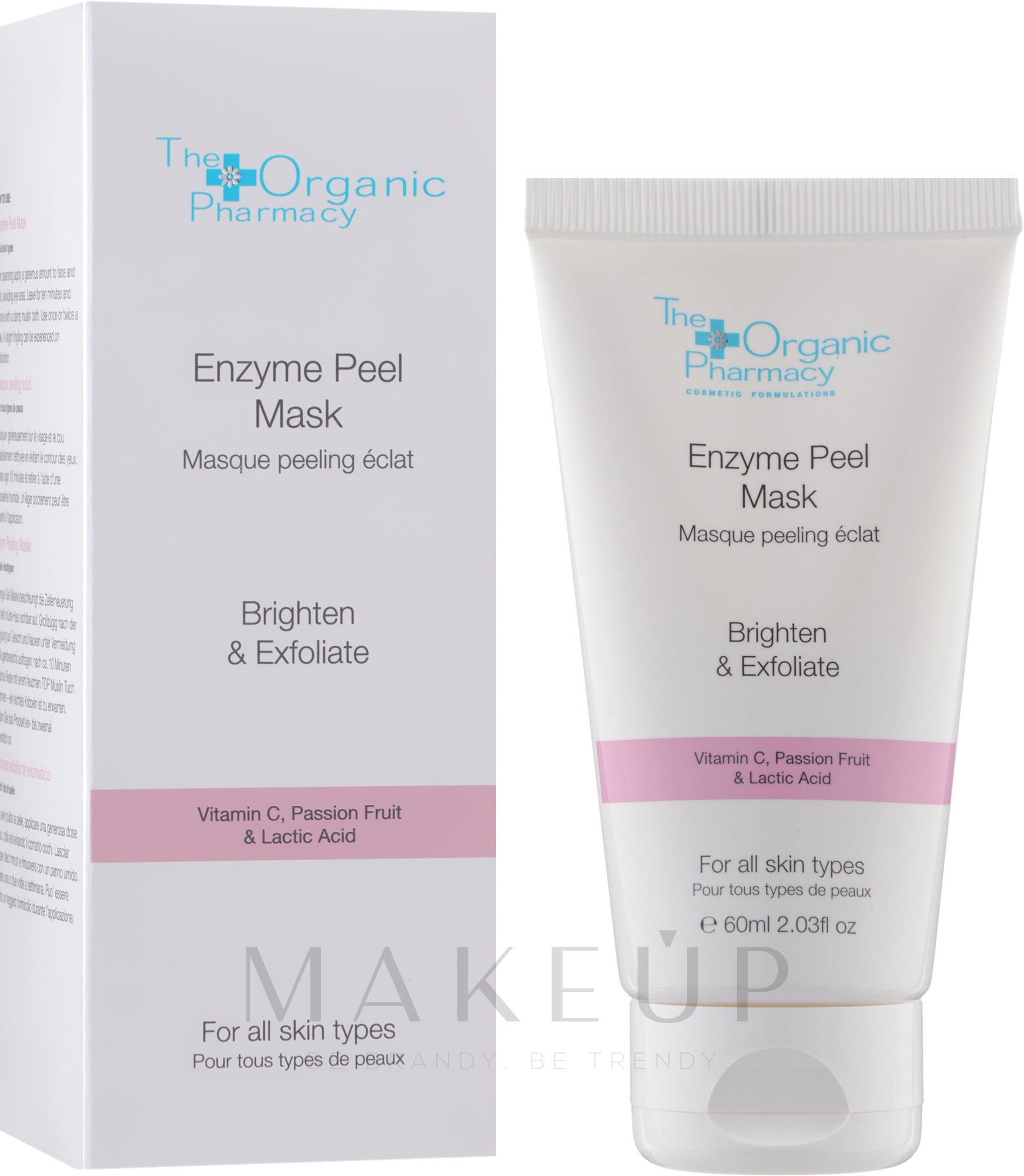 Enzymatische Gesichtsmaske mit Vitamin C und Papaya - The Organic Pharmacy Enzyme Peel Mask With Vitamin C And Papaya — Bild 60 ml