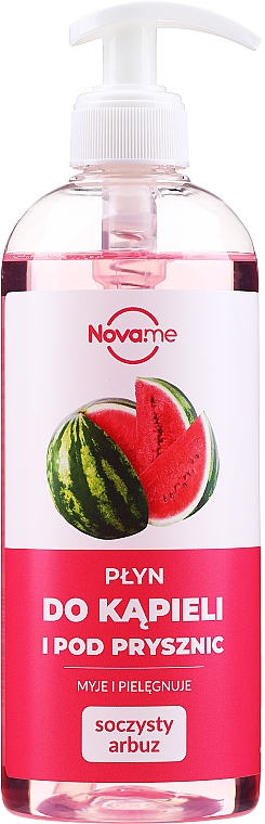 Bade-und-Duschschaum mit Wassermelonenextrakt - Novame Juicy Watermelon — Bild N1