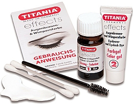 Düfte, Parfümerie und Kosmetik Augenbrauen- und Wimpernfarbe in 2 Schritten - Titania Eyebrow & Eyelash Dye