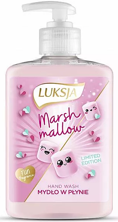 Flüssige Cremeseife Marshmallow - Luksja Marshmallow Hand Wash (mit Spender)