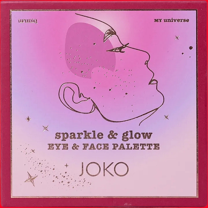 Lidschattenpalette - Joko My Universe Sparkle&Glow Eye&Face Palette  — Bild N2