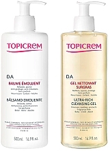 Set - Topicrem DA Pack (cl/gel/500ml + b/balm/500ml) — Bild N1