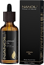 Arganöl für Gesicht, Körper und Haar - Nanoil Body Face and Hair Argan Oil — Bild N3
