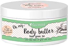 Düfte, Parfümerie und Kosmetik Sheabutter für den Körper mit Arganöl und grünem Tee - Nacomi Body Butter Refreshing Green Tea