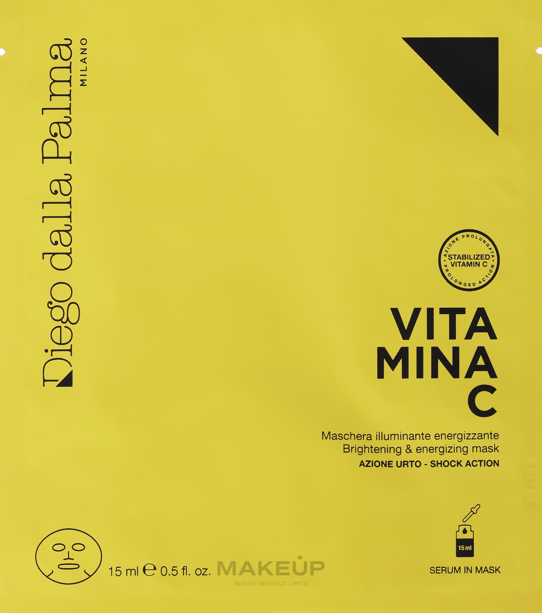 Aufhellende Gesichtsmaske mit Vitamin C - Diego Dalla Palma Vitamina C Super Heroes Mask — Bild 15 ml