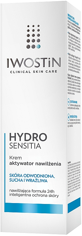 Feuchtigkeitsspendender Gesichtscreme-Aktivator für dehydrierte, trockene und empfindliche Haut - Iwostin Hydro Sensitia Intensive Moisturizing Cream — Bild N1