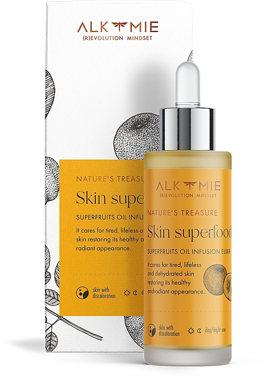 Regenerierendes Gesichtsöl mit Vitaminen - Alkmie Skin Superfood Superfruit Oil — Bild N3