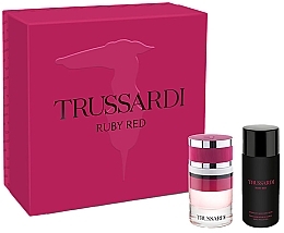 Düfte, Parfümerie und Kosmetik Trussardi Ruby Red - Duftset (Eau de Parfum 60ml + Körperlotion 125ml) 