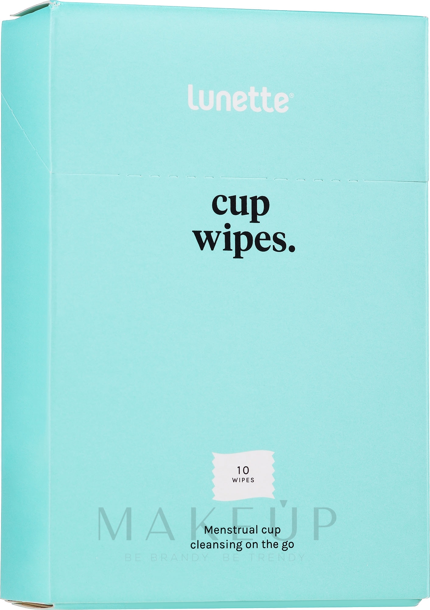 Tücher zum Reinigen von Menstruationstassen 10 St. - Lunette Cupwipes Cleaning Wipes — Bild 10 St.