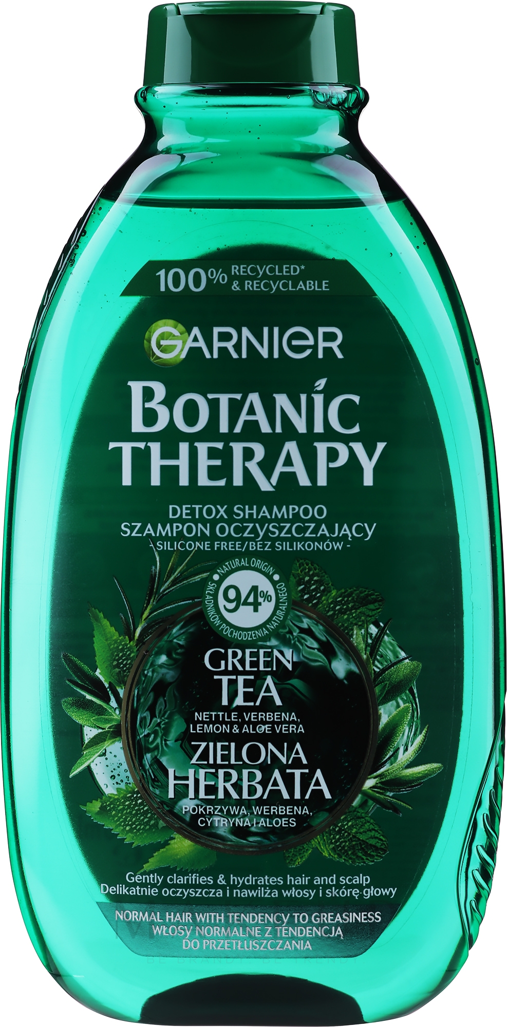 Shampoo mit Eukalyptus und Zitrusfrüchten - Garnier Botanic Therapy Green Tea — Bild 400 ml