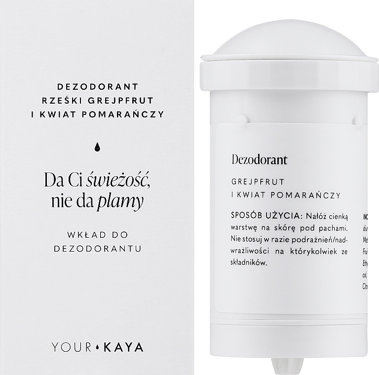 Nachfüller für Deodorant Grapefruit- und Orangenblüten - Your Kaya — Bild N2
