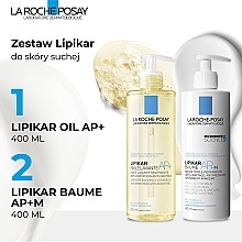 La Roche-Posay Lipikar (Reinigungsöl 400 ml + Körperbalsam 400 ml) - Set für trockene Haut — Bild N2