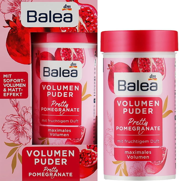 Haarpuder für mehr Volumen - Balea Volume Pretty Pomegranate Powder — Bild N2