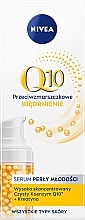 Düfte, Parfümerie und Kosmetik Glättendes Anti-Falten Perlen-Serum für das Gesicht - Nivea Q10 Power Pearls Serum