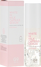 Düfte, Parfümerie und Kosmetik Aufhellendes Gesichtsserum mit Milchproteinen - G9Skin White In Milk Capsule Serum