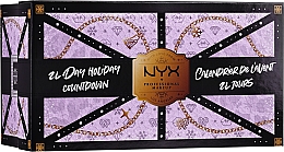 Düfte, Parfümerie und Kosmetik Adventskalender-Set - NYX Professional Makeup Advent Calendar 24 Day Holiday Countdown 