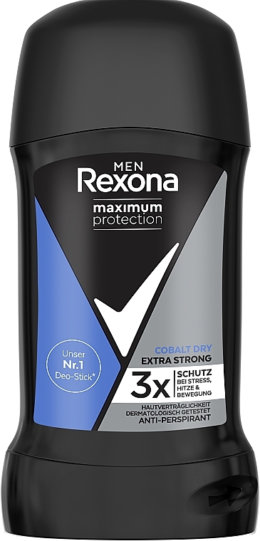 Deostick Antitranspirant - Rexona Men Maximum Protection Cobal Dry Anti-Perspirant — Bild N1