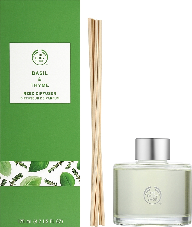 Raumerfrischer Basilikum und Thymian - The Body Shop Basil & Thyme Reed Diffuser — Bild N2